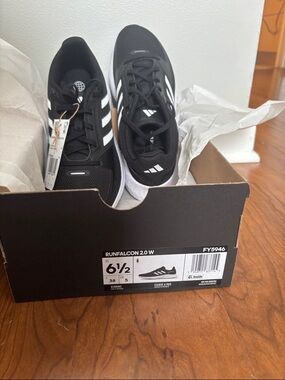 adidas Black and White Women's Running Sneakers